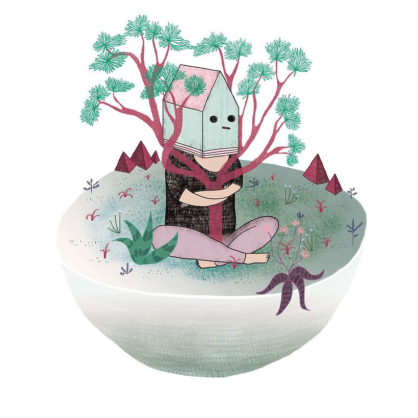 La ilustración tierna y surrealista de Liébana Goñi 1