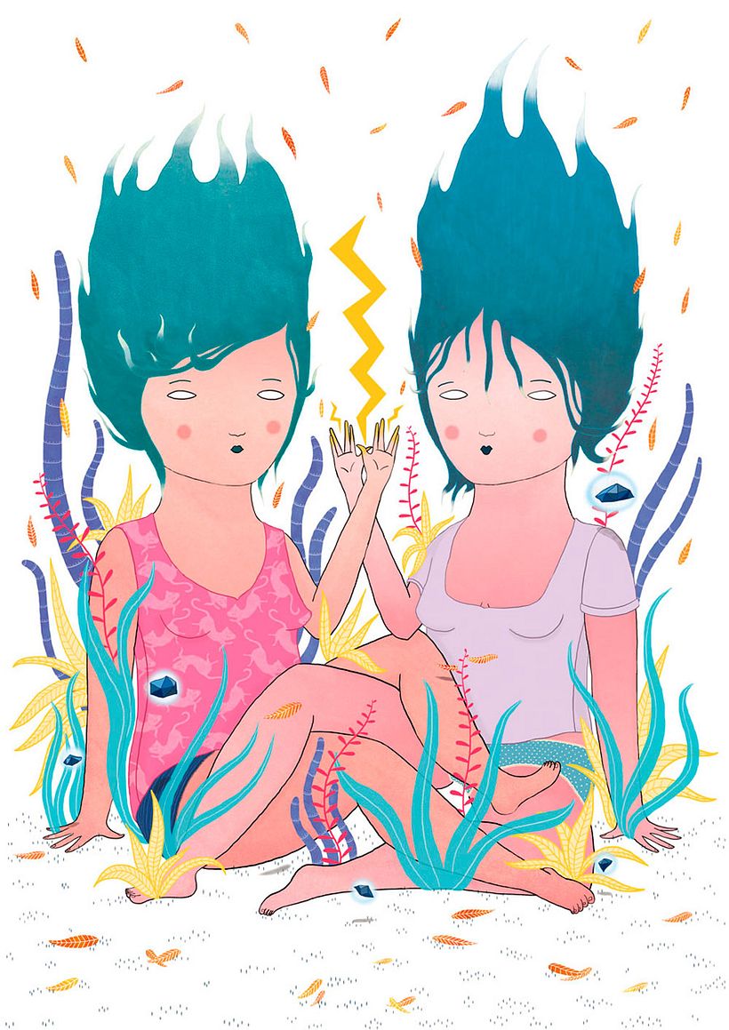 La ilustración tierna y surrealista de Liébana Goñi 5