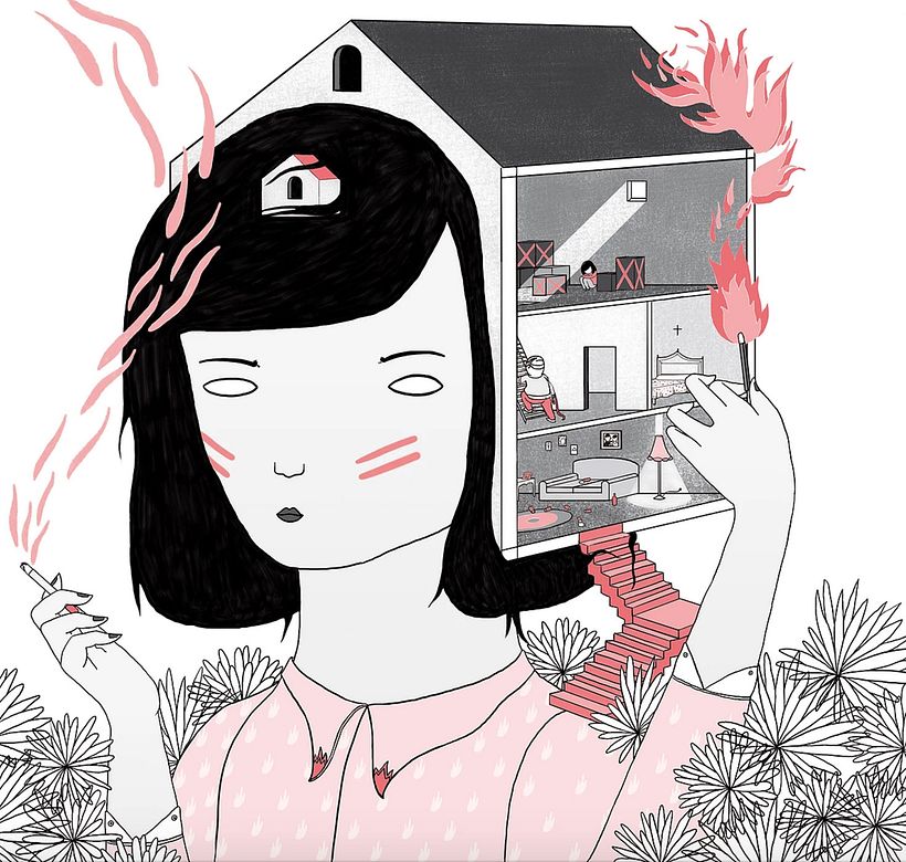 La ilustración tierna y surrealista de Liébana Goñi 6