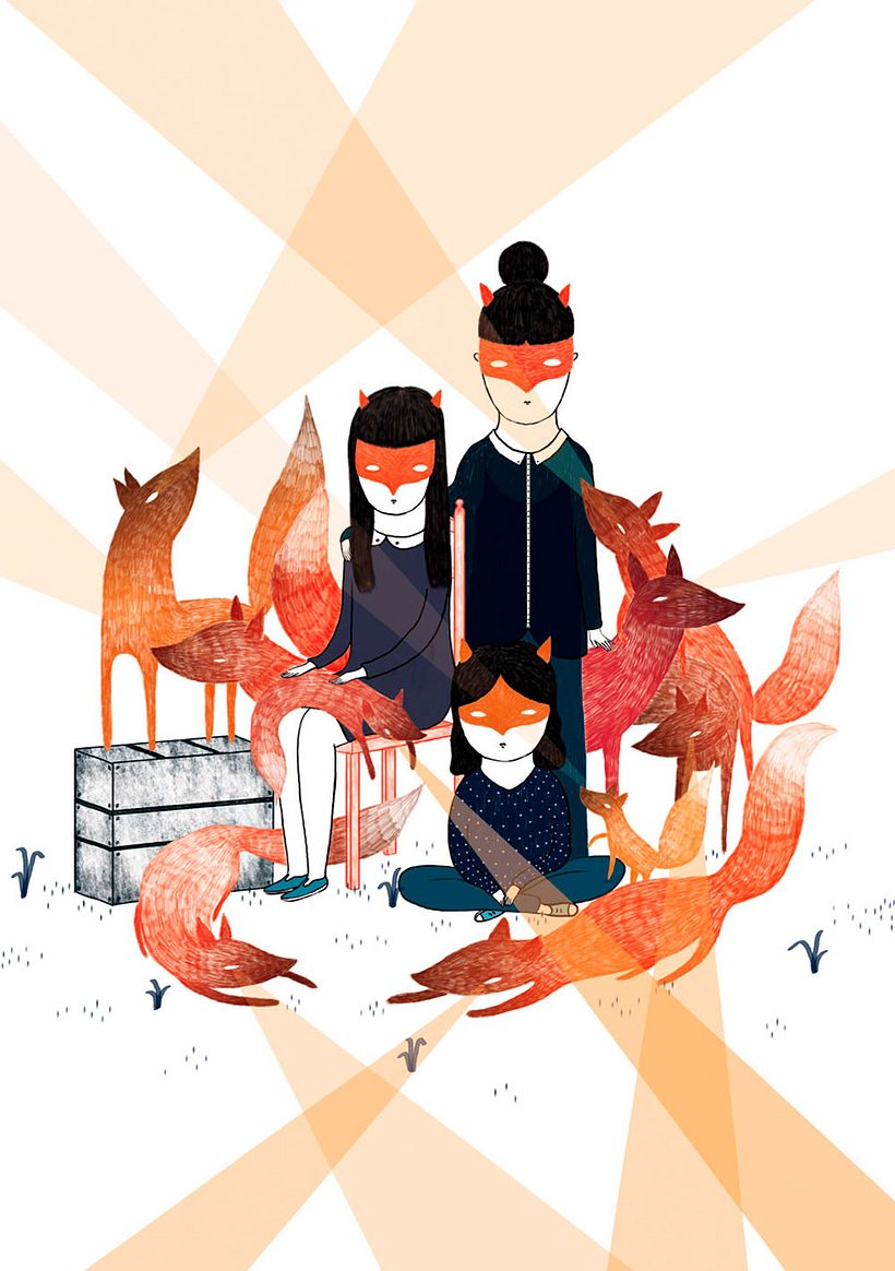 La ilustración tierna y surrealista de Liébana Goñi 9