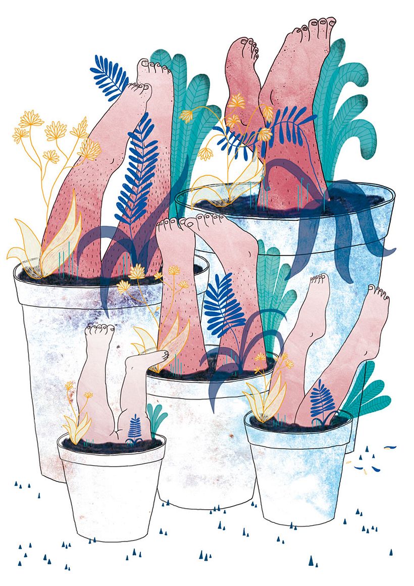 La ilustración tierna y surrealista de Liébana Goñi 13