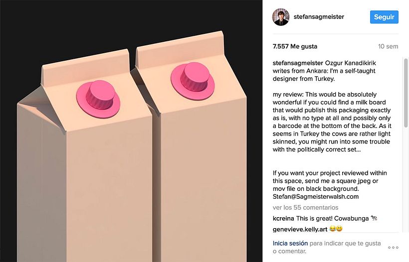 El mismísimo Stefan Sagmeister podría criticar tu trabajo 7