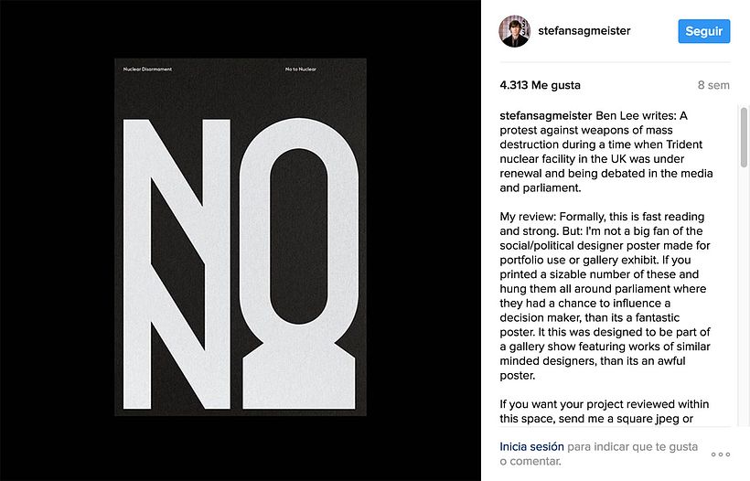 El mismísimo Stefan Sagmeister podría criticar tu trabajo 8