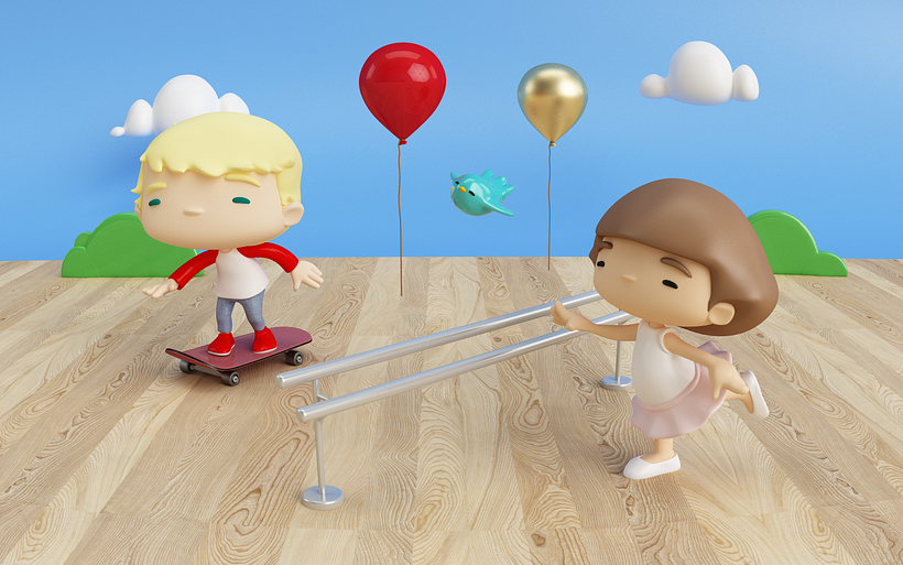 Mi Proyecto del curso: Diseño de personajes en Cinema 4D: del boceto a la impresión 3D 2