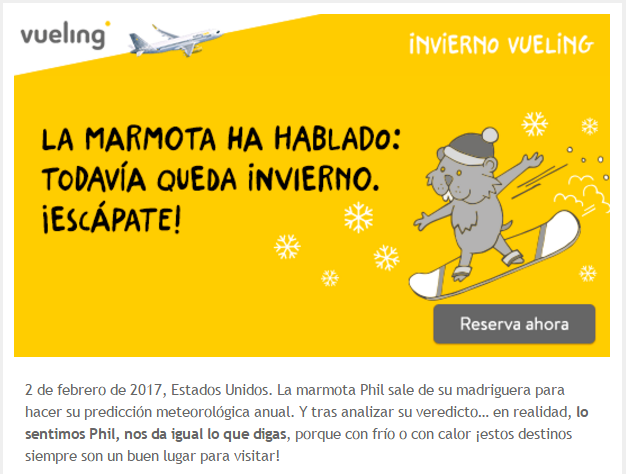 Newsletters Vueling 6