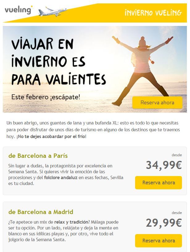 Newsletters Vueling 10