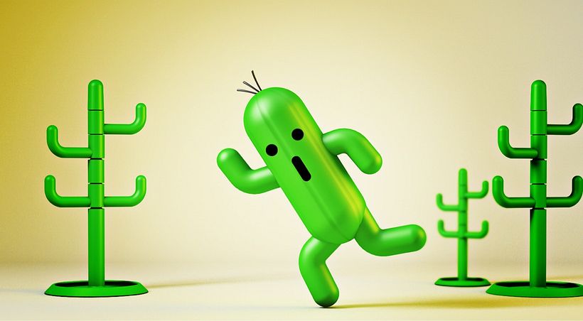 Mascota "Cactuar" -1