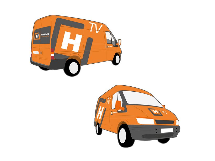 Huesca Televisión Branding y Diseño Plató TV 5