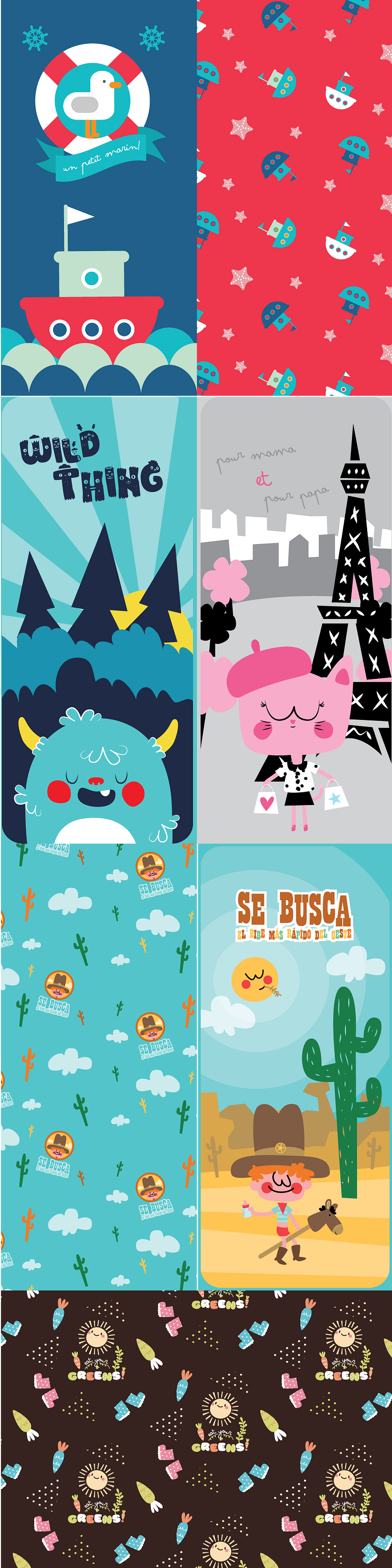 Preparando material para agencias de ilustración 1
