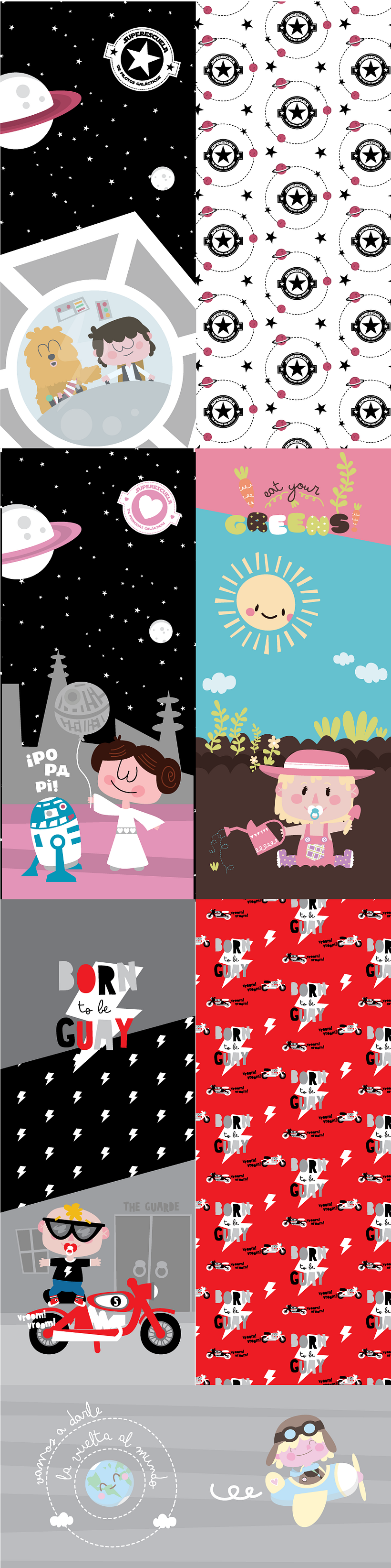 Preparando material para agencias de ilustración 3
