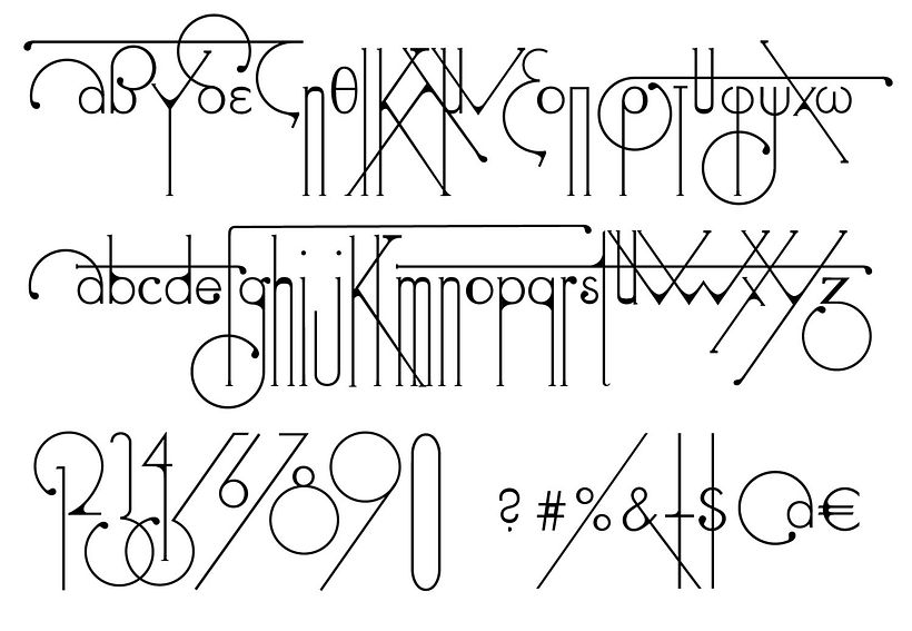 Futuracha, una tipografía que cambia mientras escribes 1