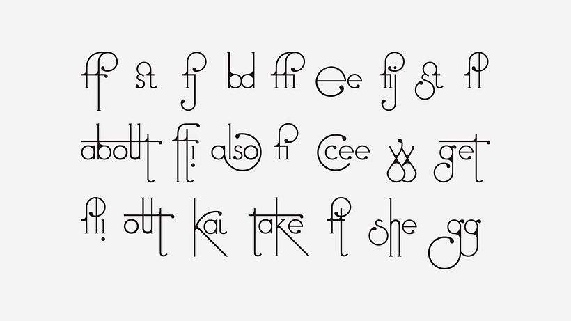 Futuracha, una tipografía que cambia mientras escribes 3