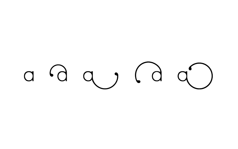 Futuracha, una tipografía que cambia mientras escribes 6