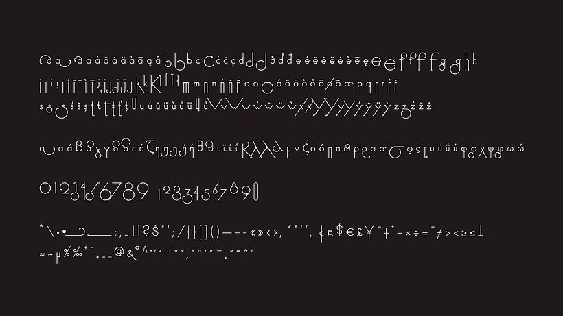 Futuracha, una tipografía que cambia mientras escribes 9
