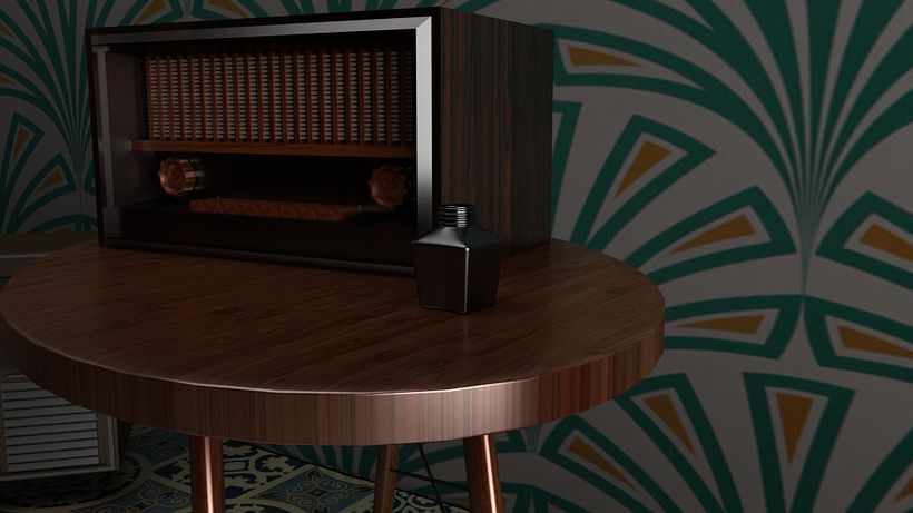 Escena bodegón 3d 1