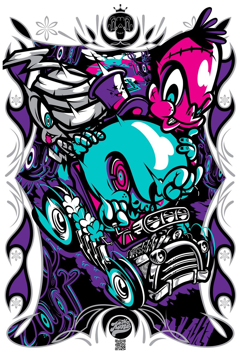 Ilustrando en analógico y digital con Mr.Kone 19