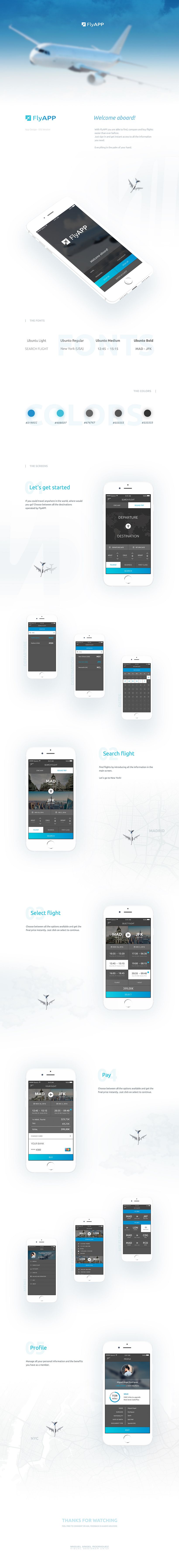 FlyAPP - App Design 0