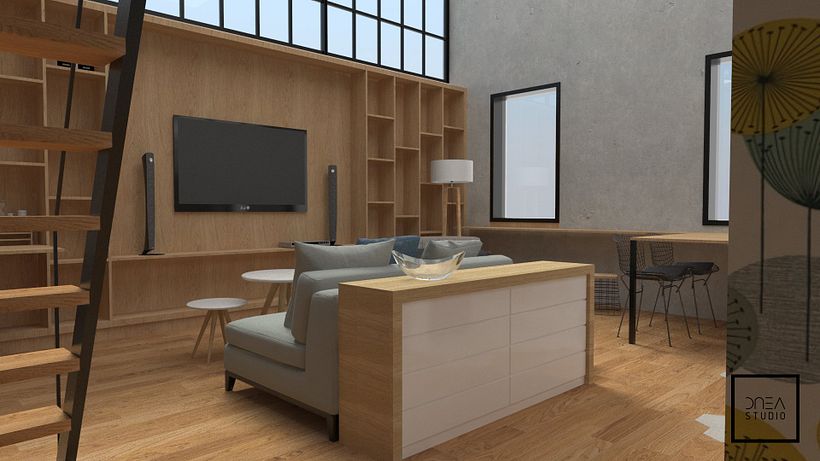 Diseño 3D de un Loft 0