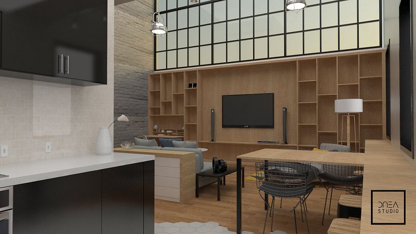 Diseño 3D de un Loft 4