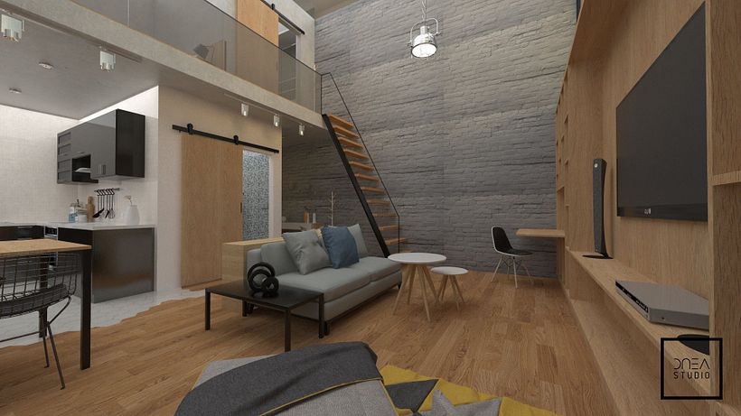 Diseño 3D de un Loft 5