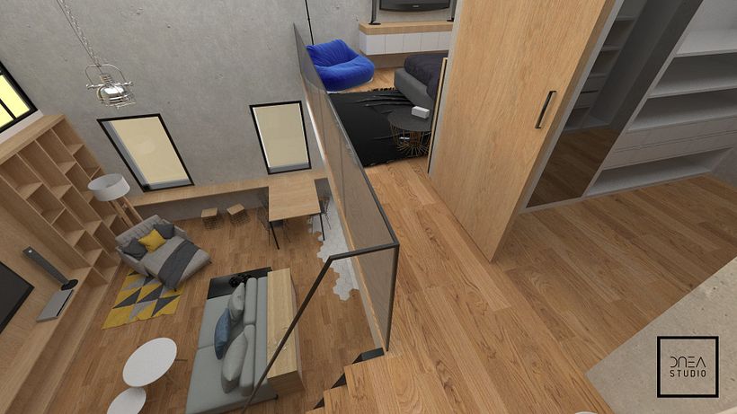 Diseño 3D de un Loft 7