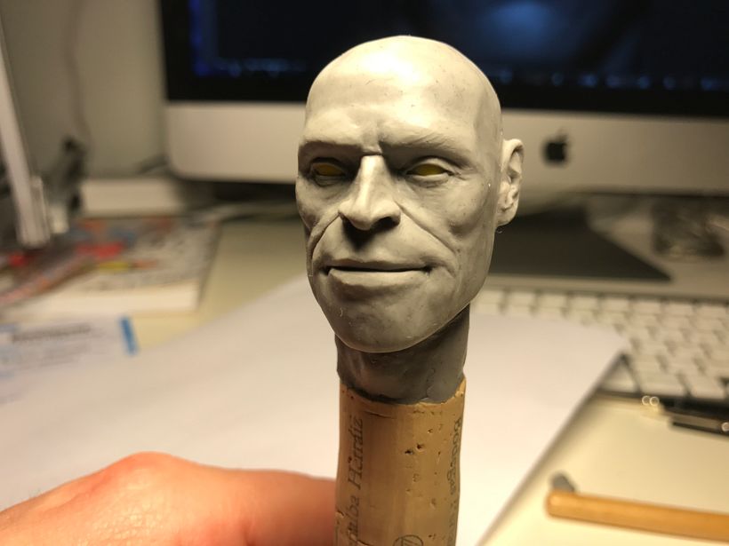 Busto miniatura 1/6 de Willem Dafoe - Character Design