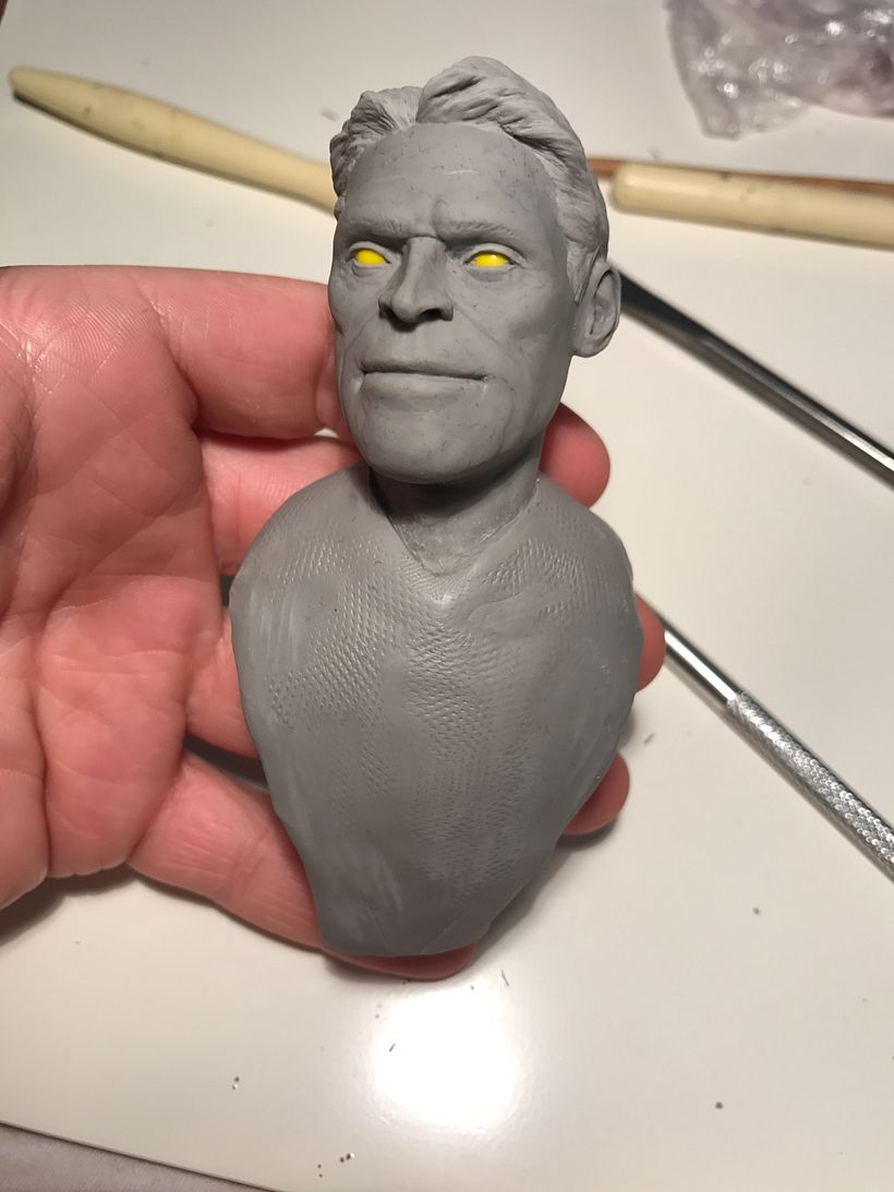 Busto miniatura 1/6 de Willem Dafoe - Character Design