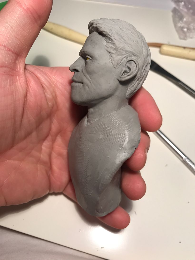 Busto miniatura 1/6 de Willem Dafoe - Character Design