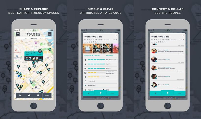 Work Hard Anywhere, la app para trabajadores sin oficinas 3