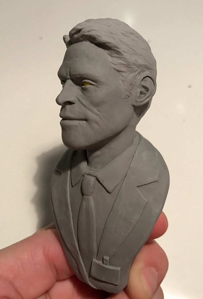 Busto miniatura 1/6 de Willem Dafoe - Character Design