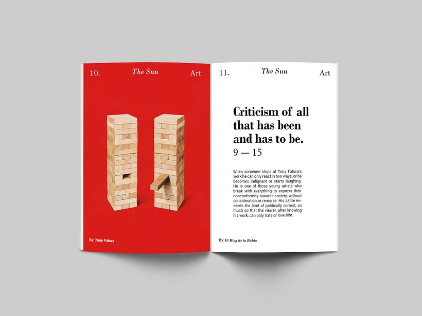 The Sun:  Introducción al Diseño Editorial 2
