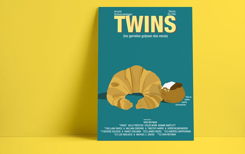 Re-diseño en Póster de "Los Gemelos Golpean dos Veces" -1
