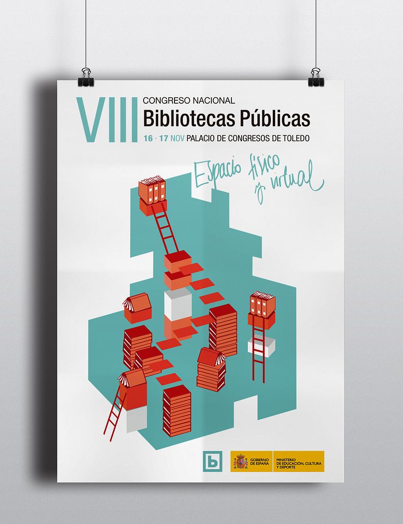 Diseño de la identidad corporativa del VIII Congreso Nacional de Bibliotecas Públicas 0
