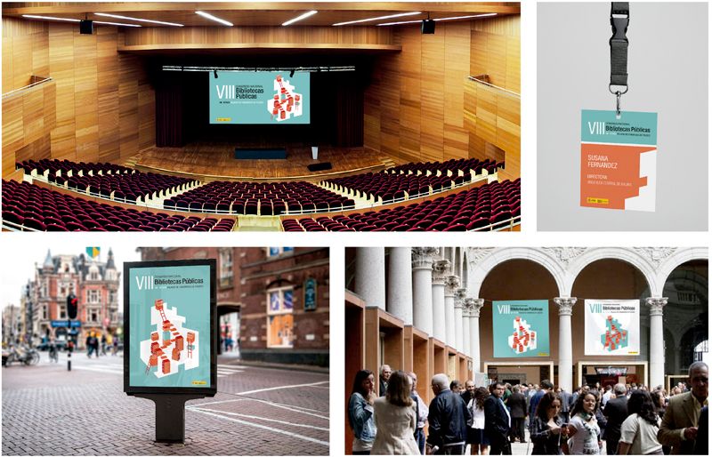 Diseño de la identidad corporativa del VIII Congreso Nacional de Bibliotecas Públicas 1