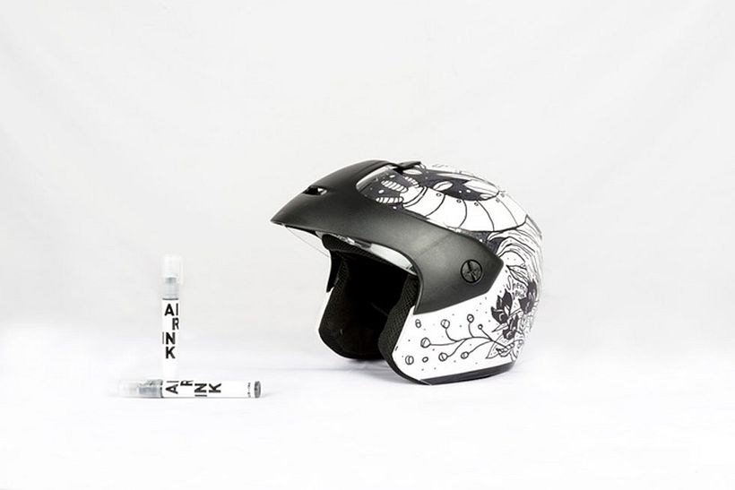 Air-ink: una tinta hecha con aire contaminado 8