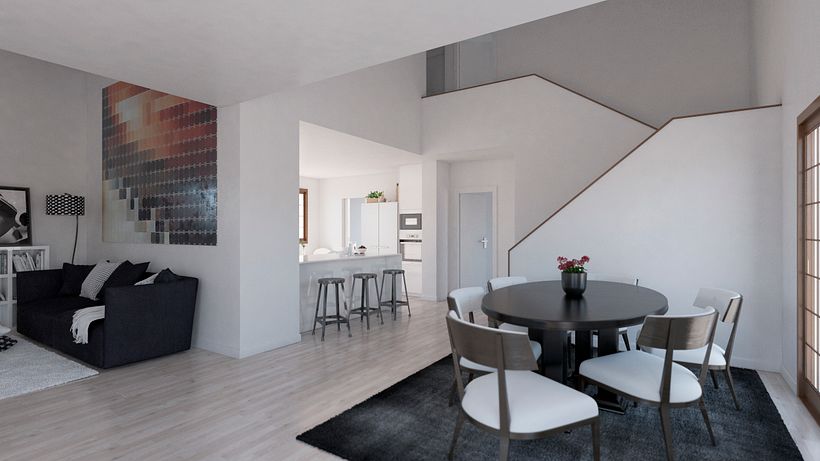 Proyecto e infografías vivienda unifamiliar 1