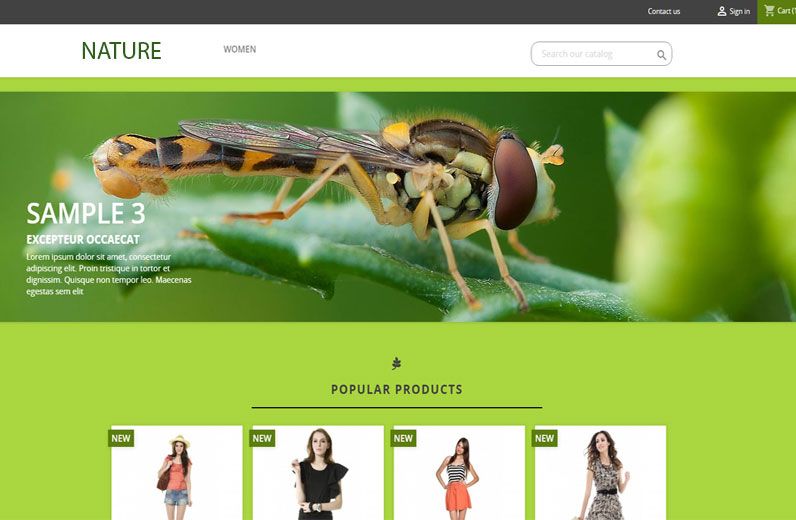 Tema gratuito Prestashop 1.7 1