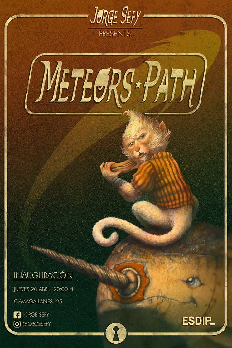 Exposición de ilustración y técnicas mixtas con Jorge Sefy 2