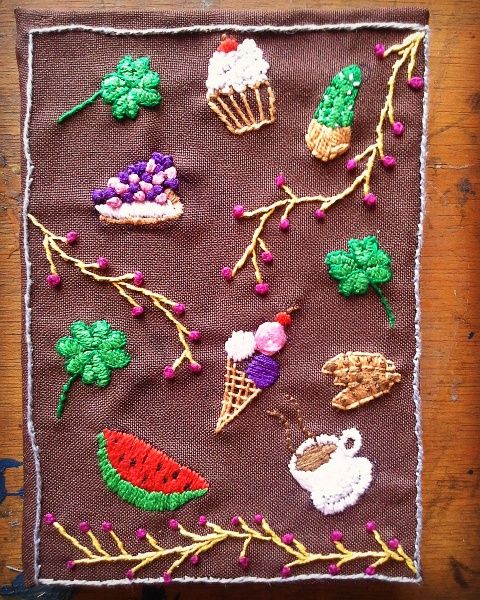 Mi proyecto de curso: Libretas con portadas bordadas 0