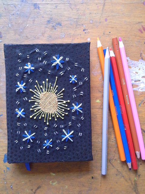 Mi proyecto de curso: Libretas con portadas bordadas 2