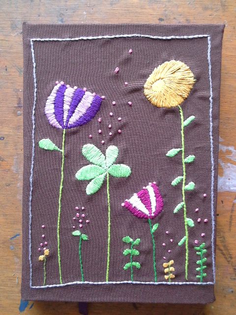 Mi proyecto de curso: Libretas con portadas bordadas 4