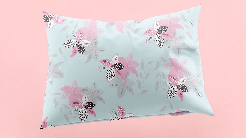 Estampado "Flores y topos" 1