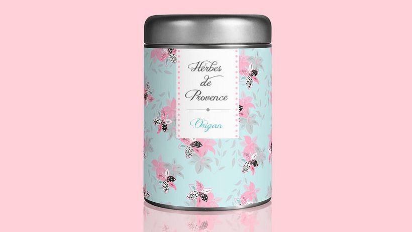 Estampado "Flores y topos" 3