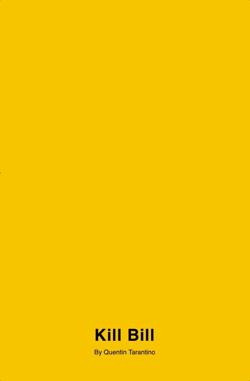 Kill Bill - Minimalist Movie Posters in CSS -1