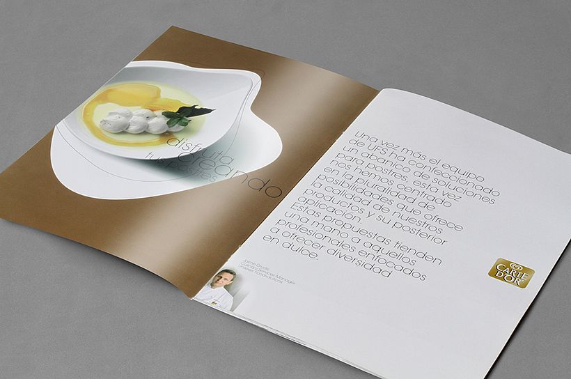 Carte d'Or. Graphic design for food folders 1