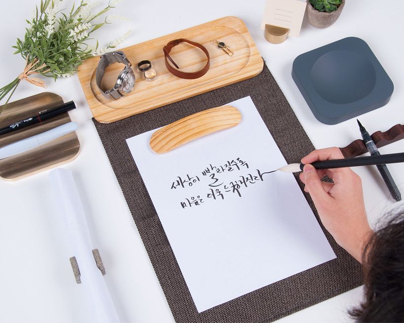 Un kit de caligrafía inspirado en los jardines coreanos 5