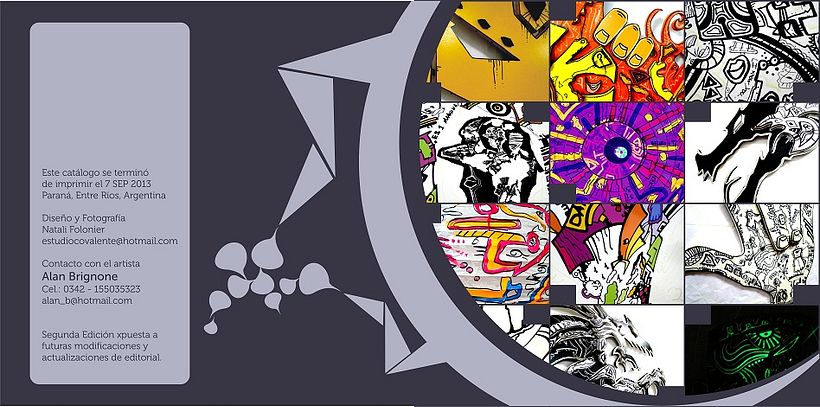 Catálogo para Artista Alan Brignone 10