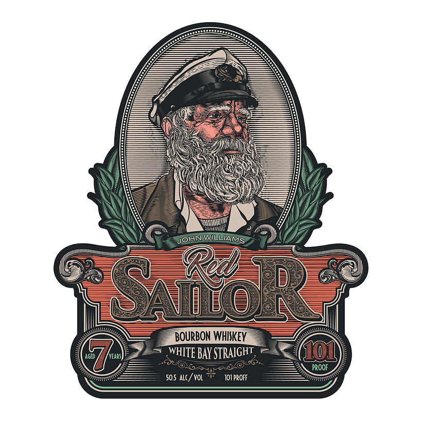 Red Sailor - Ilustración tradicional