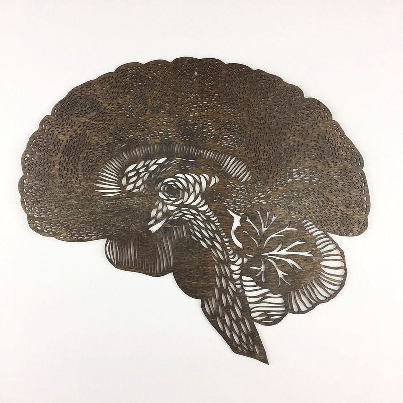 Los órganos vitales tallados en papel de Ali Harrison 13