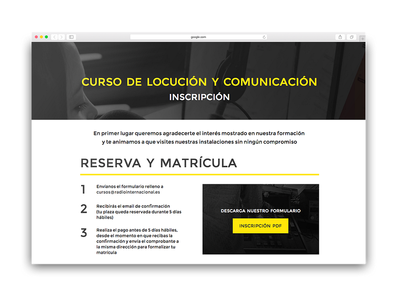 Cursos de locución en radio 8